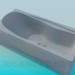 3d model Rectangular tub - preview