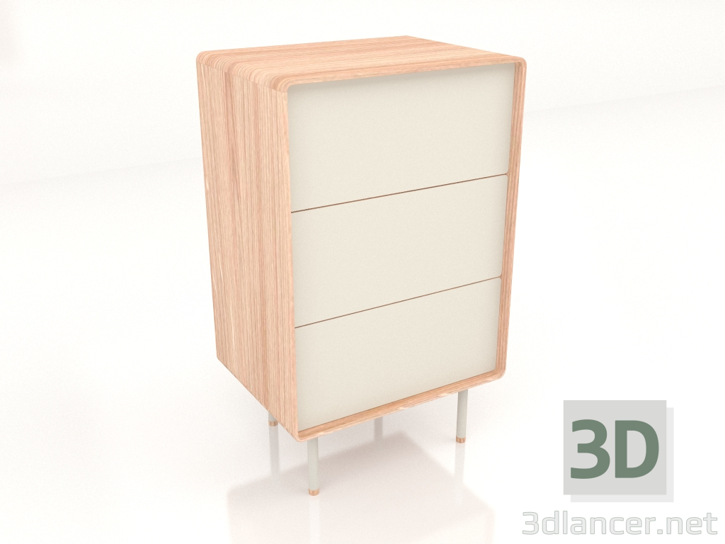 3d model Chest of drawers Fina 60 (Mushroom) - preview