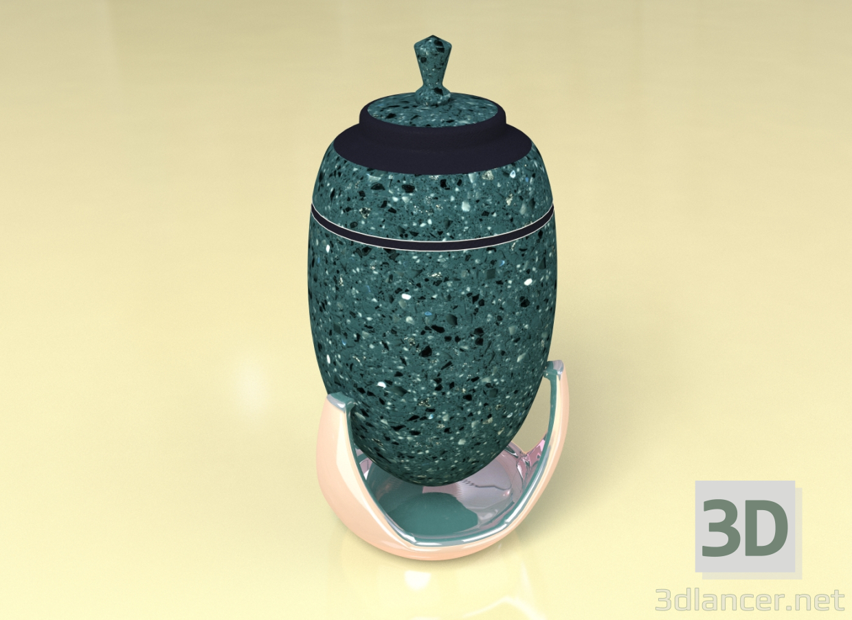 modello 3D di Urna per le ceneri comprare - rendering