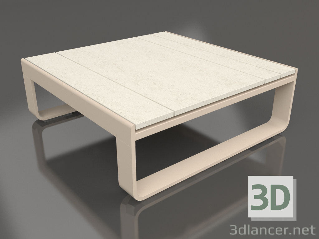 modello 3D Tavolino 70 (DEKTON Danae, Sabbia) - anteprima