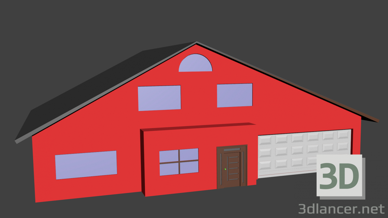 3d model casa - vista previa
