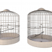 modèle 3D Deux cages à oiseaux - preview