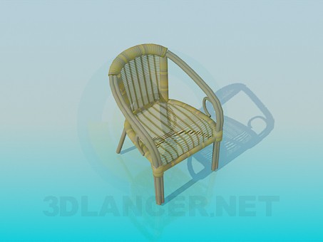 3D modeli Örgülü sandalye - önizleme