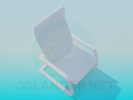 modèle 3D Fauteuil de relaxation - preview