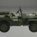 Willys MB (Fuerza Aérea de EE. UU.) 3D modelo Compro - render