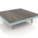 3d модель Квадратний журнальний столик (Blue grey, DEKTON Radium) – превью
