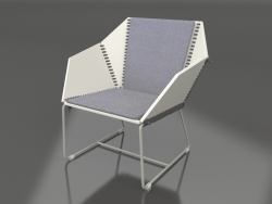 Fauteuil club (Gris ciment)