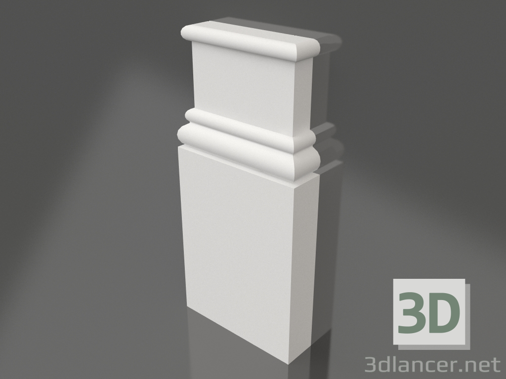 modèle 3D Socle 003 (250x95x20) - preview