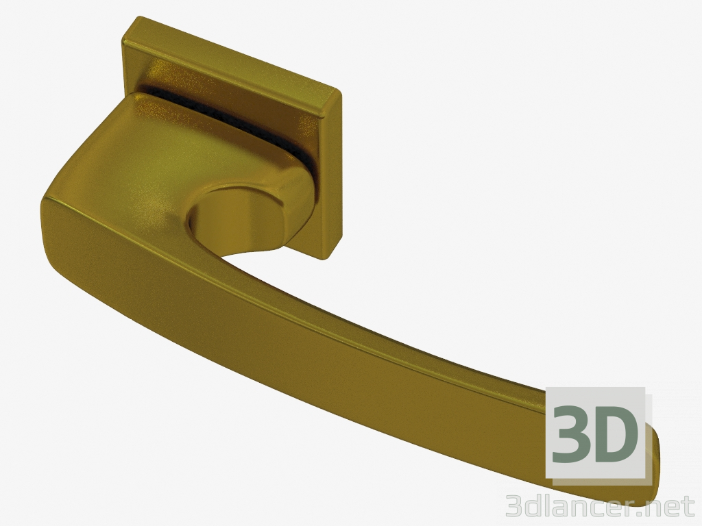 3d model Touch door handle (Matt brass) - preview