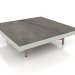 3d модель Квадратный журнальный столик (Cement grey, DEKTON Radium) – превью