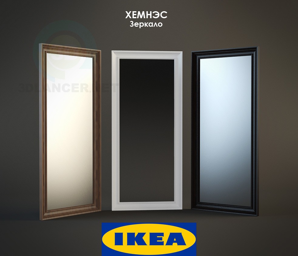 3d model IKEA mirror - preview