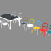 Modelo 3d Wien cadeiras chave - preview
