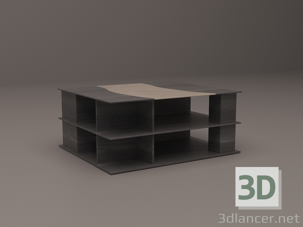 modello 3D Tavolo da Сaffè - anteprima