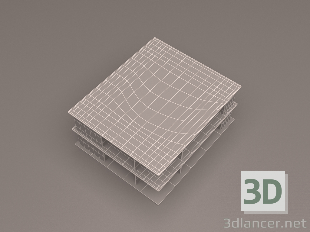 modello 3D Tavolo da Сaffè - anteprima