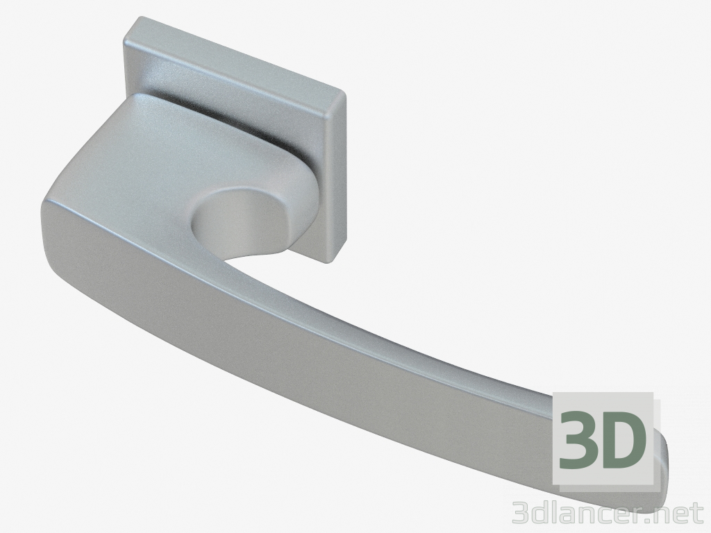 3d model Touch door handle (Matt chrome) - preview