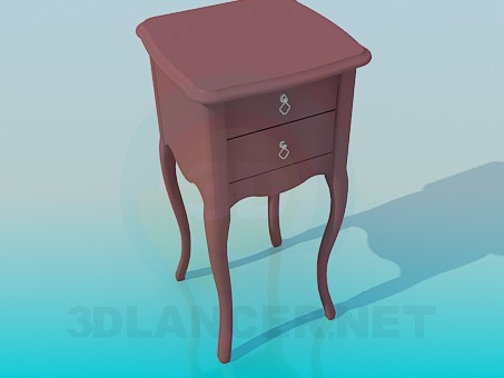 3d модель Тумба-столик – превью