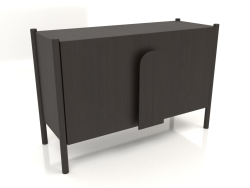 Mueble TM 05 (1200x450x800, madera marrón oscuro)