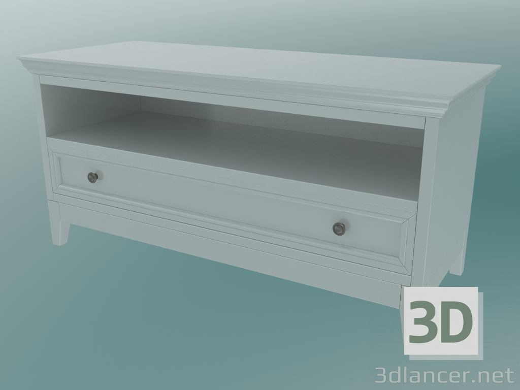3d model TV Stand (White) - preview