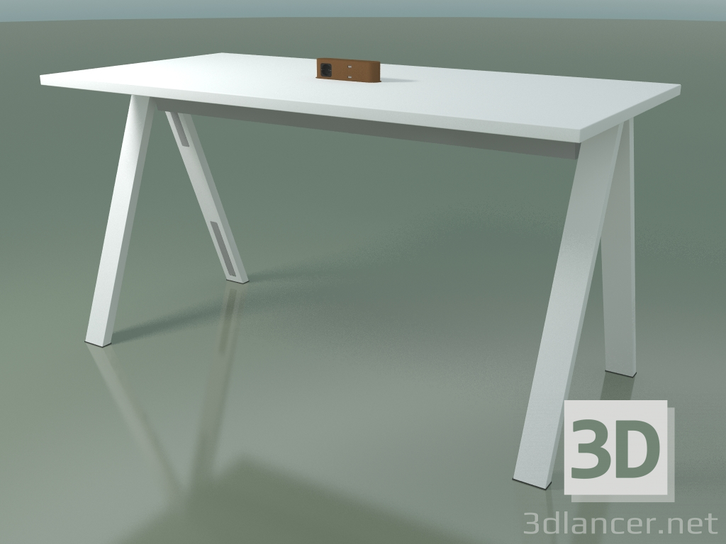 3D modeli Ofis çalışma tablalı masa 5021 (H 105-200 x 98 cm, F01, kompozisyon 2) - önizleme