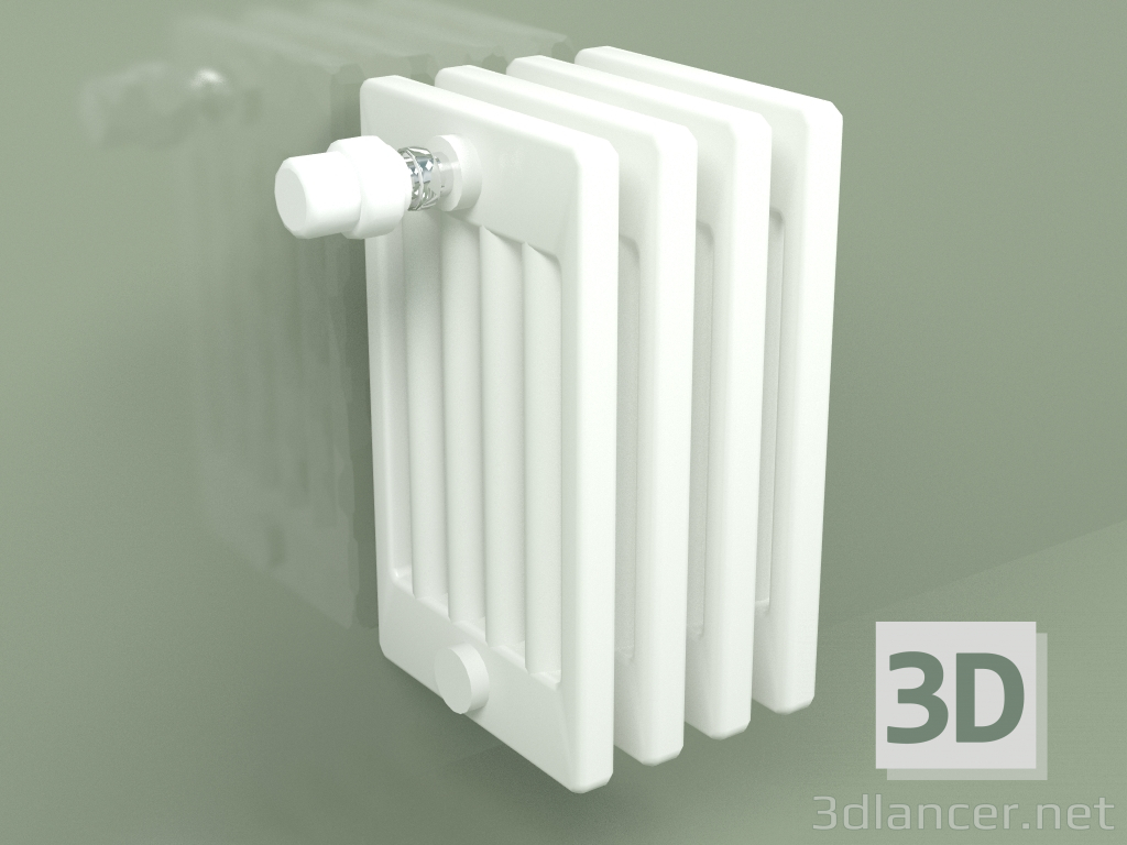 3D Modell Kühler Delta Laserline (DL6, H 365 mm, RAL - 9016) - Vorschau