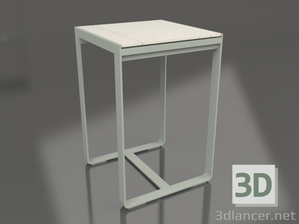 3D modeli Bar masası 70 (DEKTON Danae, Çimento grisi) - önizleme