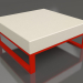 modello 3D Pouf componibile (Rosso) - anteprima