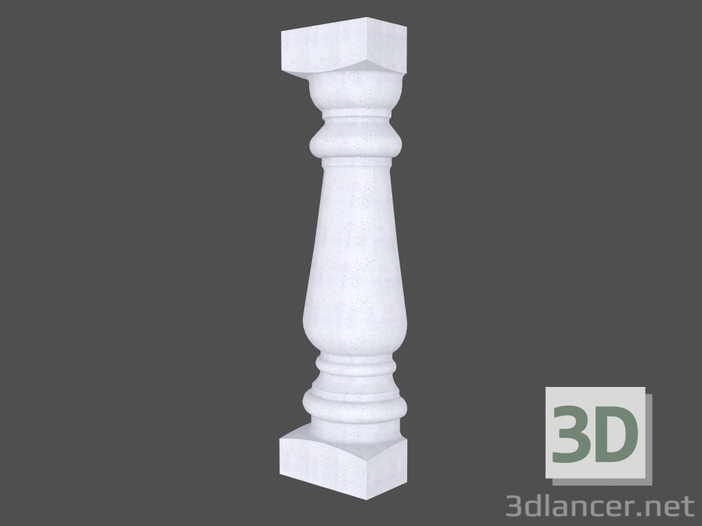 modèle 3D Balustrade (BB66KP) - preview