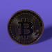 3d Bitcoin token model buy - render