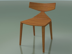 कुर्सी 3700 (4 लकड़ी के पैर, सागौन प्रभाव)