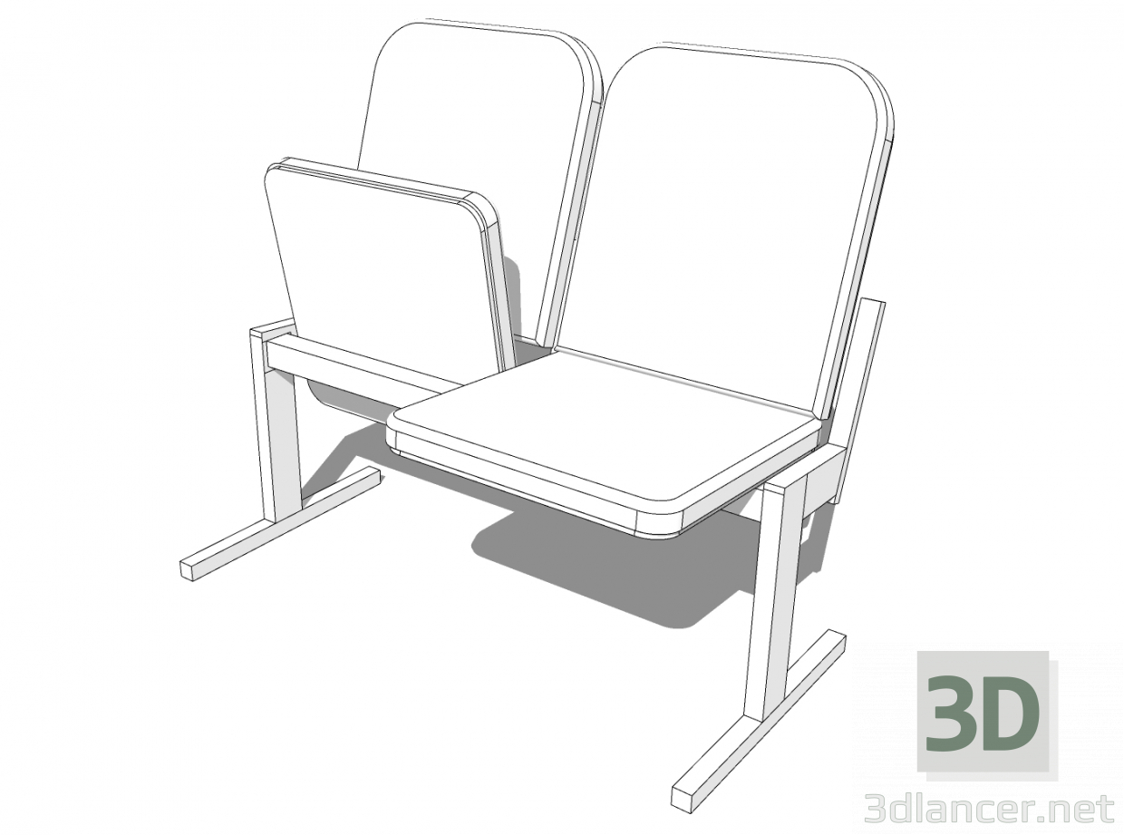 Modelo 3d Cadeira 001 - preview
