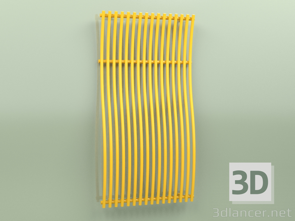 3D modeli Isıtmalı havlu askısı - Imia (1600 x 822, RAL - 1004) - önizleme