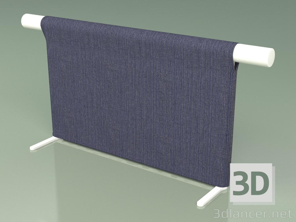 modello 3D Schienale modulo divano 011 (Metal Milk) - anteprima