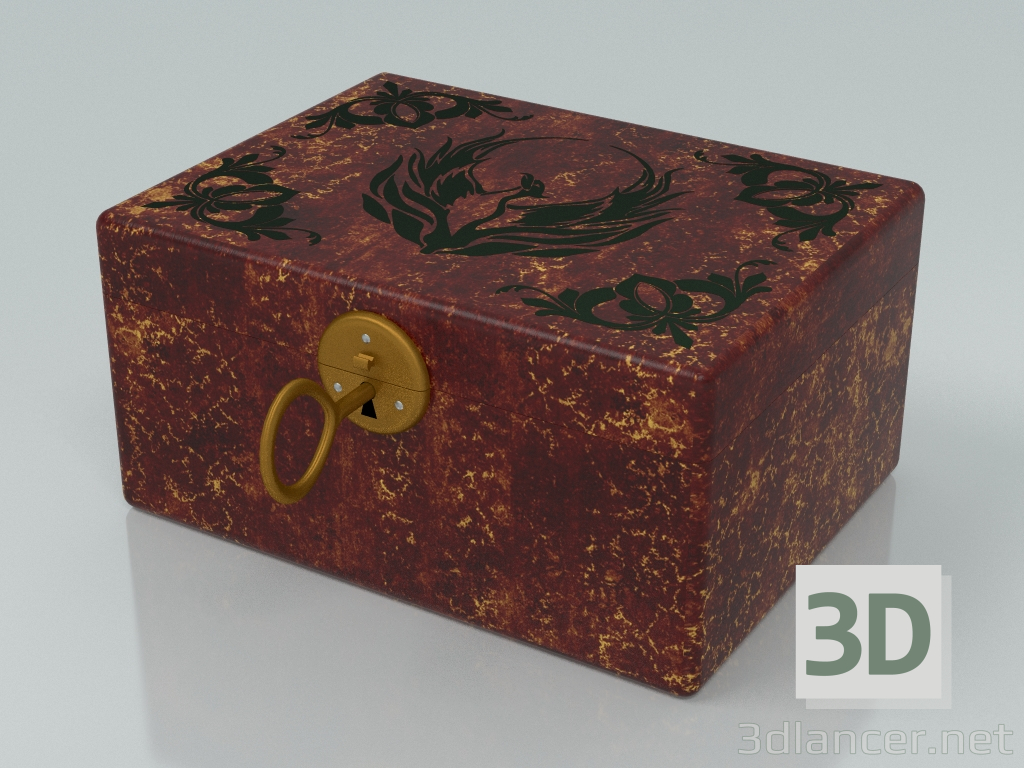 Caja "Fénix" 3D modelo Compro - render