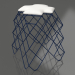 3d model Low stool (Night blue) - preview