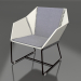 Modelo 3d Cadeira club (preta) - preview