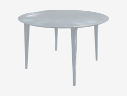 Round dining table (white lacquered ash D120)
