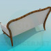modello 3D Panca-divano - anteprima