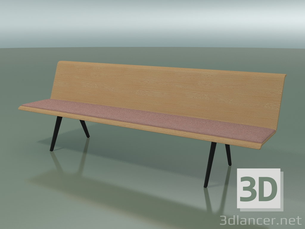 3D Modell Zentralmodul Essen 4613 (L 240 cm, Eicheneffekt) - Vorschau