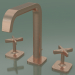 3d model 3-hole basin mixer 170 (36108310, Brushed Red Gold) - preview