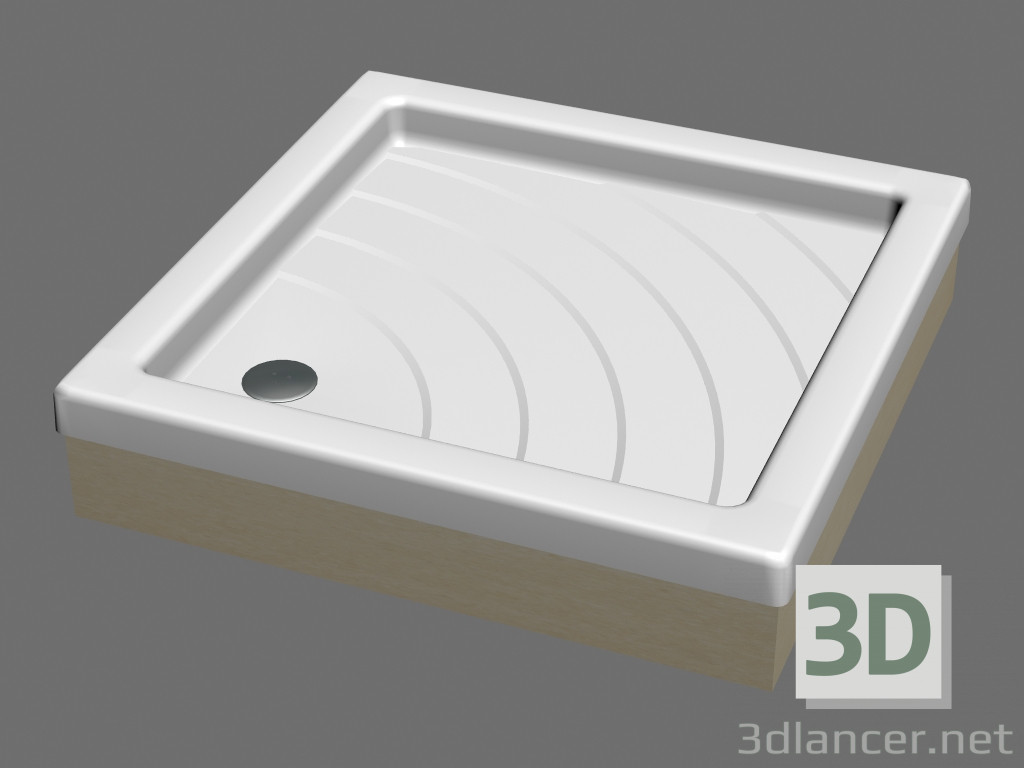 3d model Shower tray ANGELA 90 EX - preview