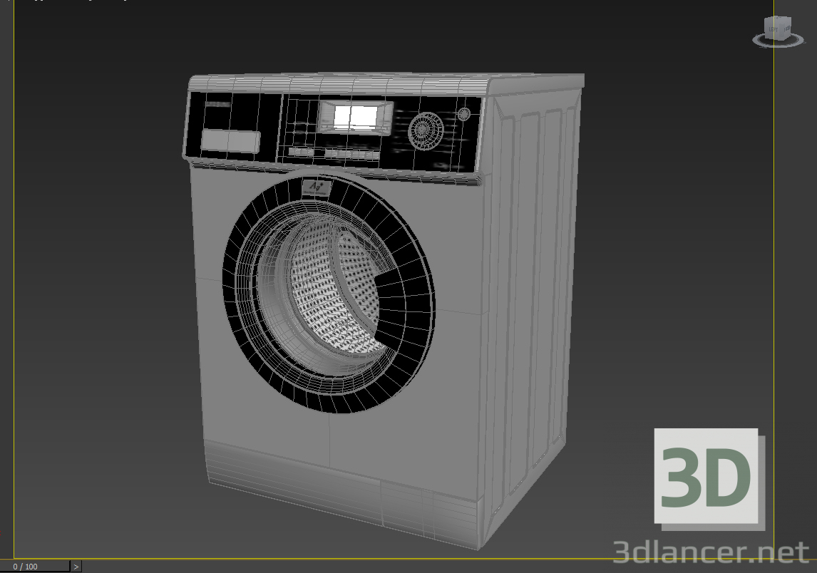 3 डी सैमसंग वॉशिंग मशीन मॉडल खरीद - रेंडर