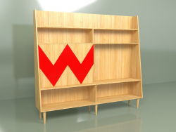 Woo-Wand (rot)