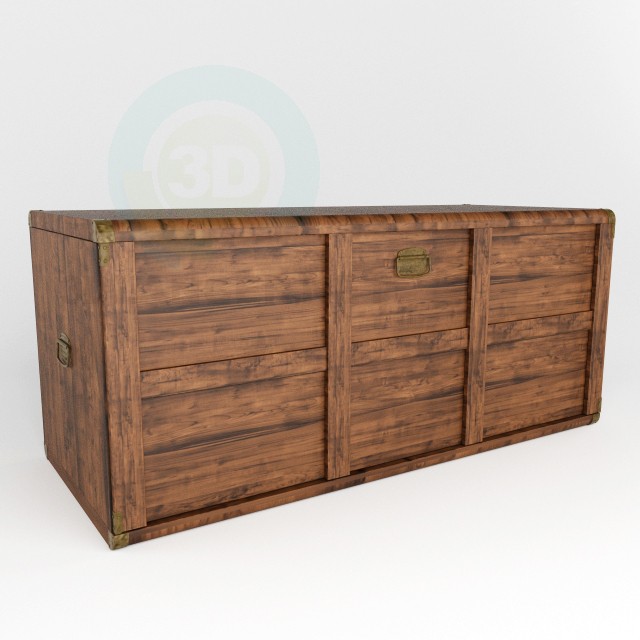 3d model Chest Indiana BRW - preview