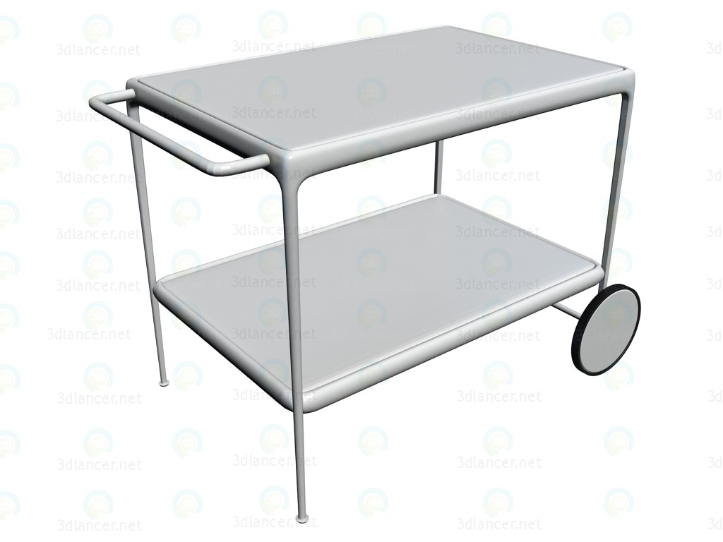 3d model Serving trolley 1966 55 - preview