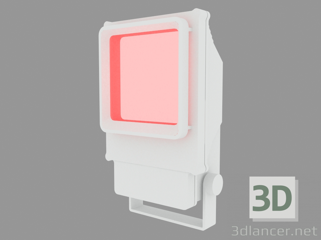 modèle 3D Projecteur MINITECHNO RECTANGULAR FLOOD (S3750 + S3786_300W_QTDE12) - preview