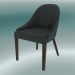 3d model Media silla Edgar (gris oscuro) - vista previa