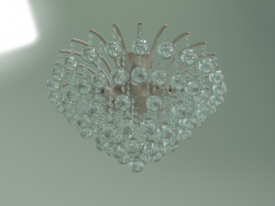 Suspension chandelier 3299-6 (white with gold - clear crystal Strotskis)