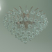 3d model Suspension chandelier 3299-6 (white with gold - clear crystal Strotskis) - preview