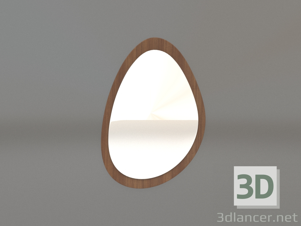3d model Mirror ZL 05 (305х440, wood brown light) - preview