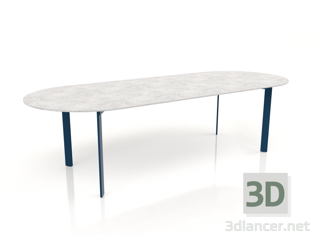 Modelo 3d Mesa de jantar (azul cinza) - preview